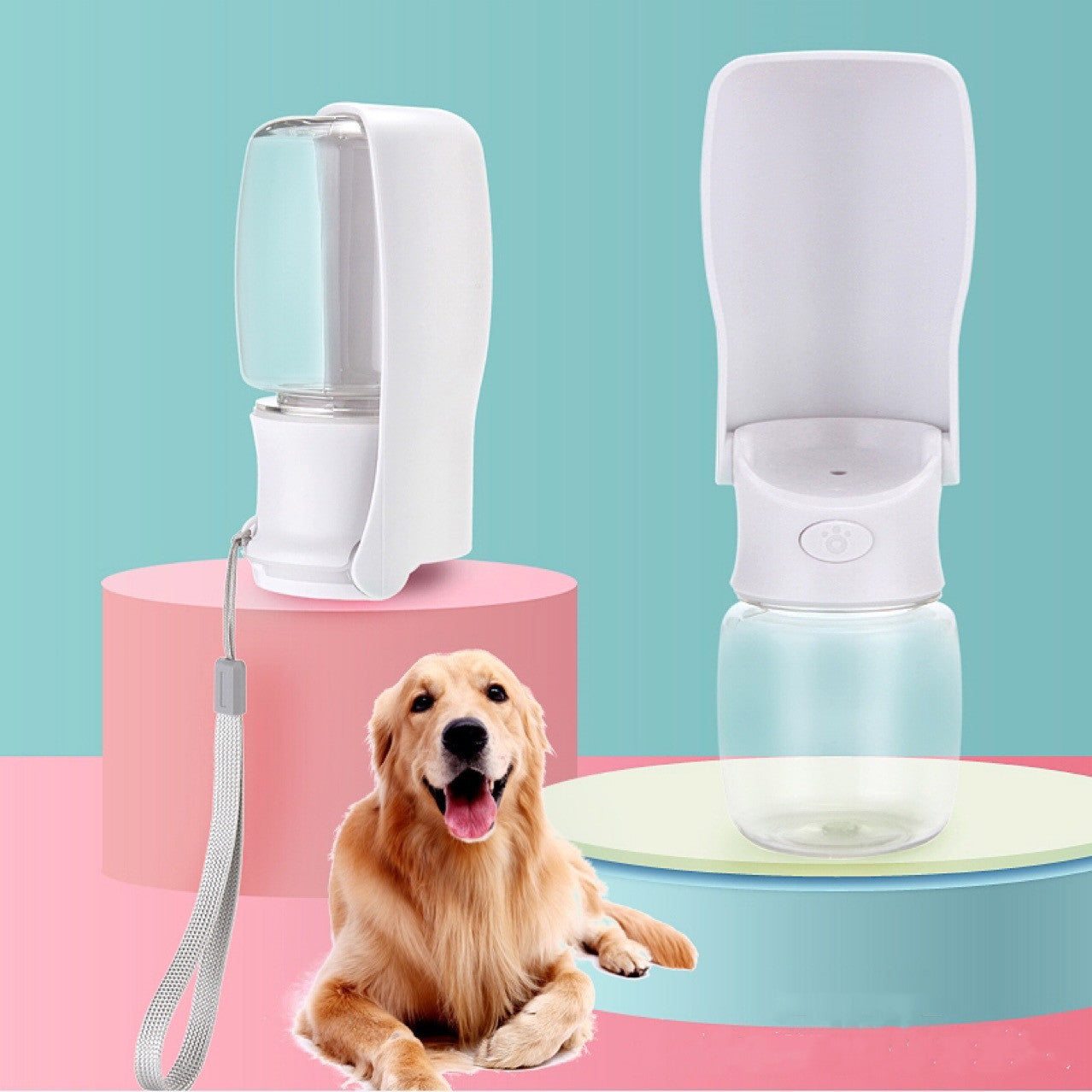 Adventure-Ready Foldable Dog Water Bottle - Tailsspin Delight