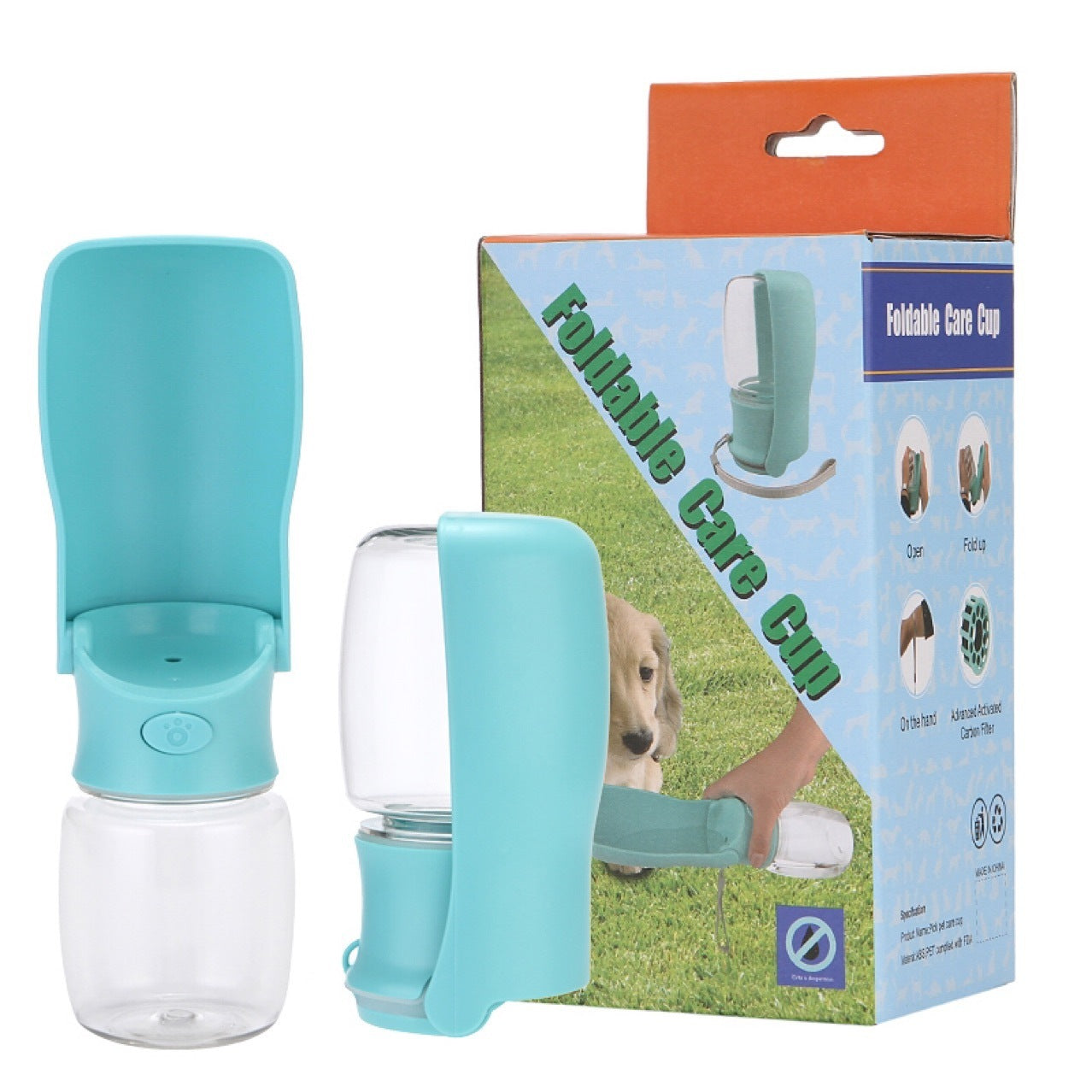 Adventure-Ready Foldable Dog Water Bottle - Tailsspin Delight