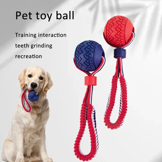 Dental Thrill Rope Ball – Healthy Chews, Happy Pups - Tailsspin Delight