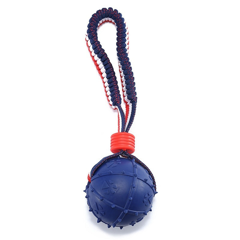 Dental Thrill Rope Ball – Healthy Chews, Happy Pups - Tailsspin Delight